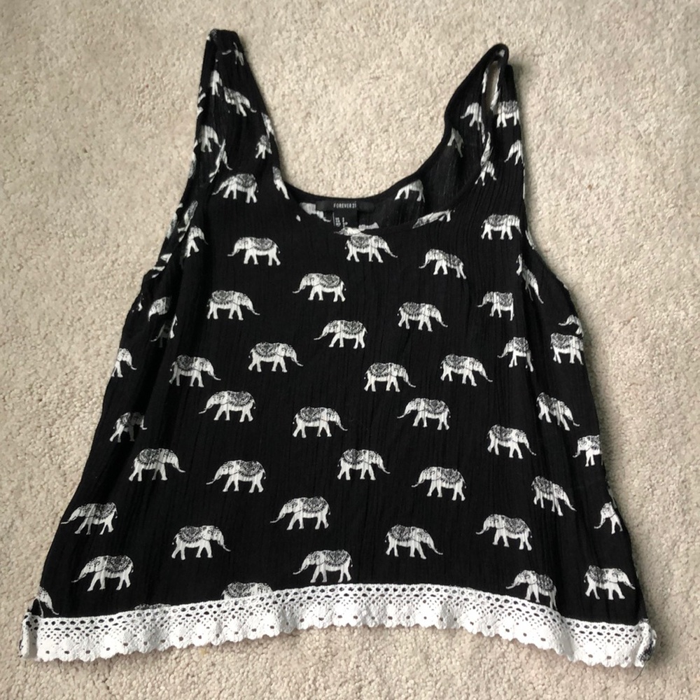 Elephant Forever 21 Tank, Size S
